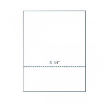 8-1/2 x 11" 24# Perforated Paper, 1 perf @ 3-1/4" from bottom