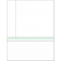 8-1/2" x 11" Blank Memo Size Form-N-Envelope, Detached w/ Tear off strip 