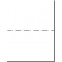 8-1/2 x 11" 20# Perforated Paper, 1 Horizontal Perforation at 5-1/2"