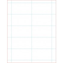 8-1/2x11" Laser cards, 3.5x2" White