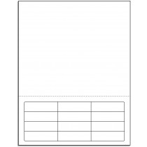 Integrated Label Form 12 Labels 2.5 x 3/4