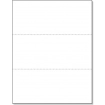 8-1/2 x 11" 20# Perforated Paper,  2 Horizontal perf  at 3-2/3 & 7-1/3 