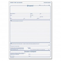 Proposal Form, Carbonless, 8 1/2 X 11"