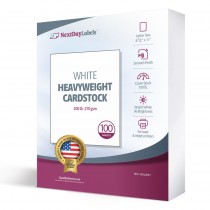 8-1/2 x 11" Letter, 100 Lb. Cover Card Stock