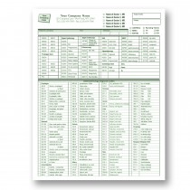 8-1/2 x 11" Super Bill Form