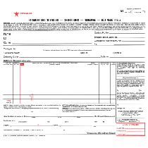 Straight Bill of Lading - NO IMPRINT - 