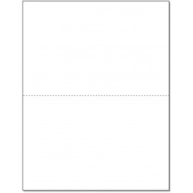 8-1/2 x 11" Laser Postcards, 8.5 x 5.5" White