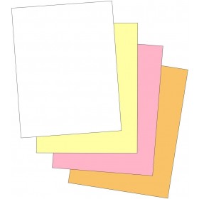 8-1/2 x 11" Laser Carbonless 4 Part Paper 