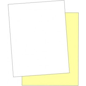 8-1/2 x 11" Laser Carbonless 2 Part Paper 