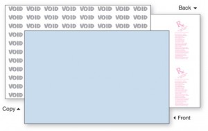 Security Paper,1 Part, Blue