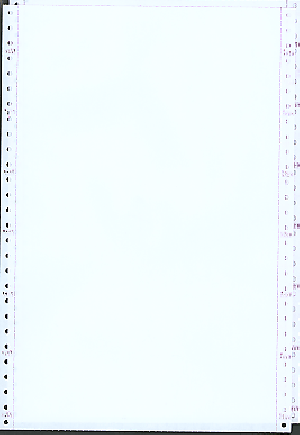 9-1/2 x 14" Continuous Paper 15# White, 2 Part, Side Perfs