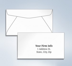  Imprinted Tinted Envelope,6 3/4, 6-1/2" x 3-5/8