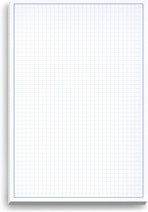 8-1/2 x 14" Quadrille Graph Paper 