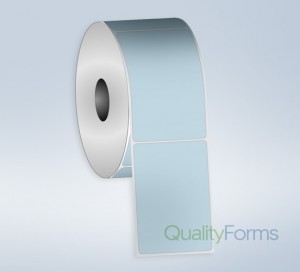  Thermal Transfer  label, 3''x1'', Blue