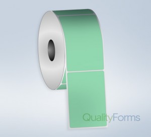  Thermal Transfer  label, 3''x1'', Green