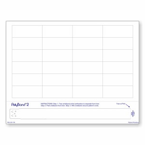 8-1/2" x 11" Wrist Band For Adults 24 Labels