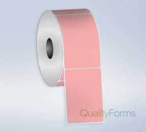 Thermal Transfer  label, 3''x1'', Pink
