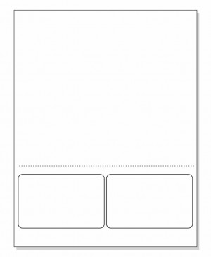 Integrated Label Form 2 Labels 4 x 2.5