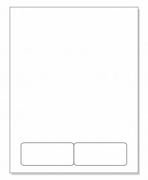 Integrated Label Form 2 Labels 3.5 x 1.5