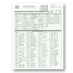 8-1/2 x 11" Super Bill Form